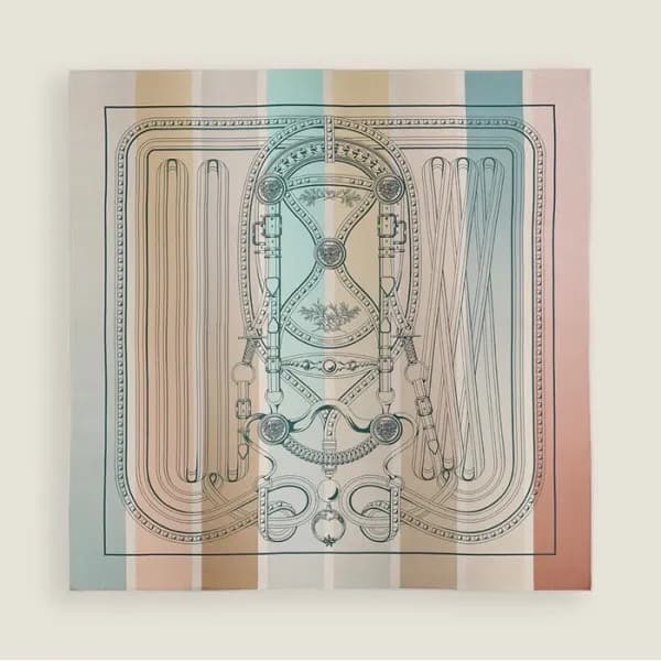 에르메스 여성 양면 스카프 - Hermes Womens Reversible Scarf - … - 1