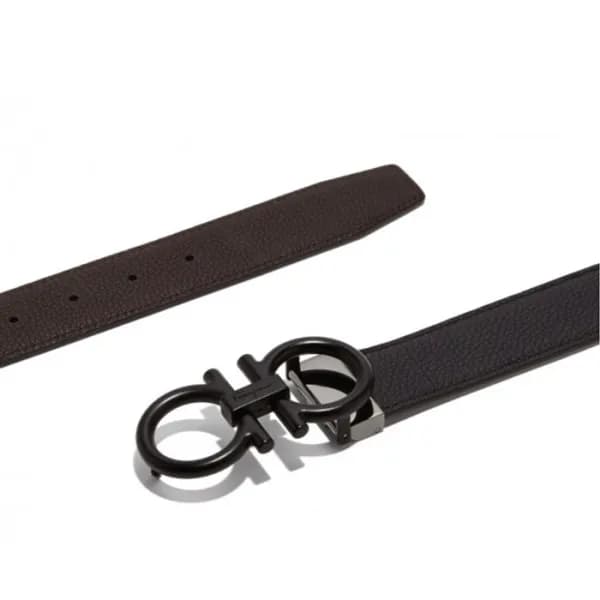 살바토레 페라가모 남성 간치니 벨트 - Ferragamo Mens Gancini Belt … - 1
