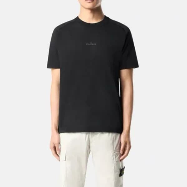 스톤아일랜드 남성 라운드 반팔 티셔츠 - Stone Island Mens Round Tsh… - 1