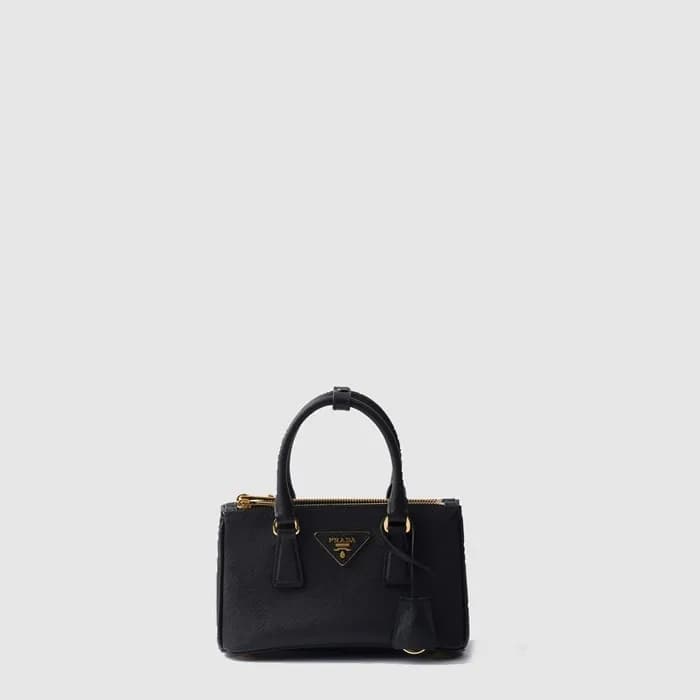 프라다 여성 갤러리아 사피아노 가죽 미니백 1BA916 - Prada Womens Gall… - 1