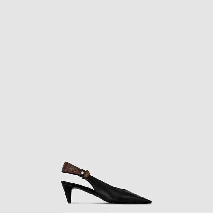 루이비통 여성 레거시 슬링백 펌프스 - Louis Vuitton Legacy Slingba… - 1