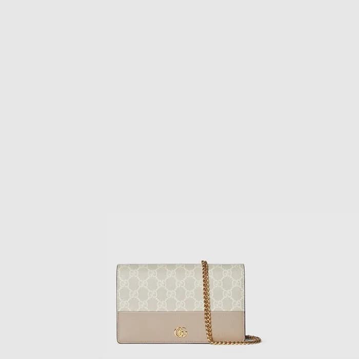 구찌 여성 GG 마몽 체인 지갑 - Gucci Womens GG Marmont Chain … - 1