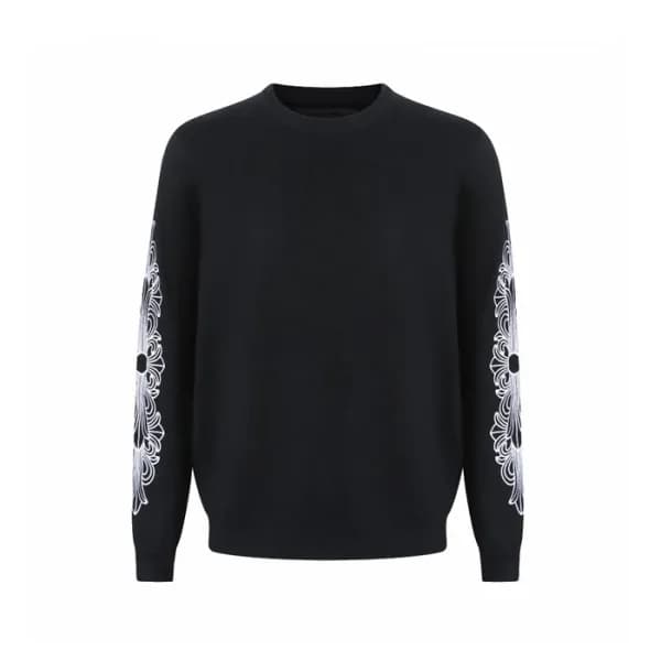 크롬하츠 남성 라운드 니트웨어 - Chrom hearts Mens Round Knitwea… - 1