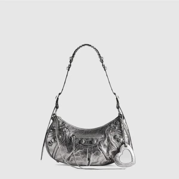 발렌시아가 여성 르 카골 스몰 메탈라이즈드 숄더백 - Balenciaga Womens Le… - 1