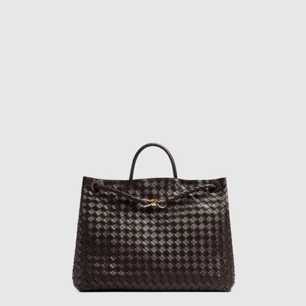 보테가 베네타 남성 초코 라지 안디아모 - Bottega veneta Mens Large … - 1