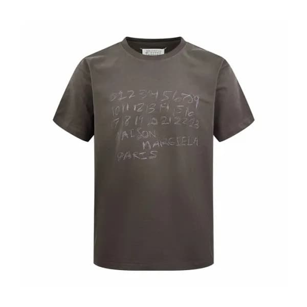메종 마르지엘라 남성 반팔 티셔츠 - Maison Margiela Mens Round Ts… - 1