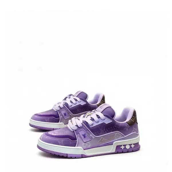 루이비통 남/녀 트레이너 스니커즈 - Louis vuitton Unisex Trainer … - 1