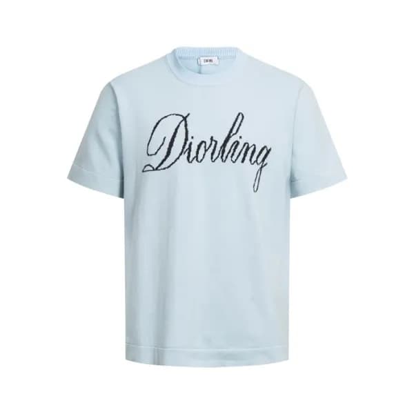 디올 남성 라운드 반팔티 - Dior Mens Round Tshirt - dic13915x - 1