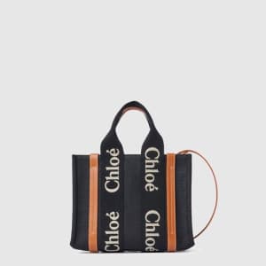 끌로에 여성 우디 스트랩 토트 백 스몰 - Chloe Womens Woody Strap T…