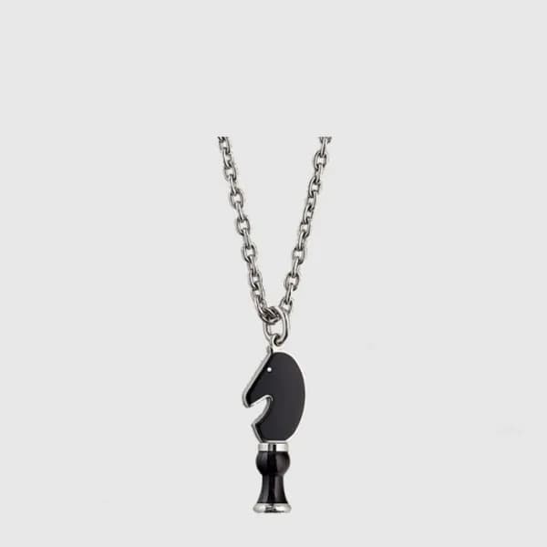 에르메스 남성 캐벌리어 목걸이 - Hermes Mens Cavalier Necklace -… - 1