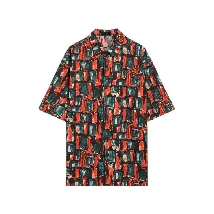프라다 바티스타 스퀘어드 반팔 셔츠 - Prada Batista Squared Shirt … - 1