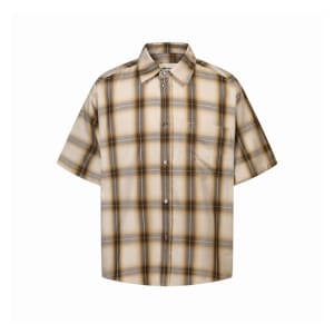 아미 남성 반팔 셔츠 - Ami Mens Basic Shirts - amc15807x