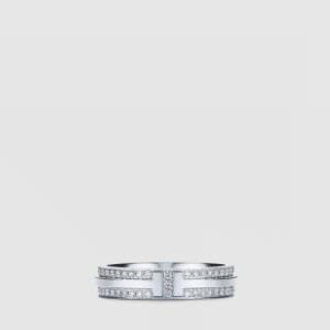 티파니 여성 네로우 파베 다이아몬드 반지 - Tiffany & Co Womens Narro…