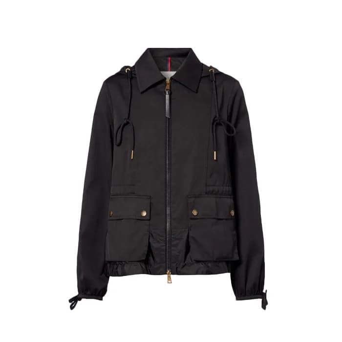 몽클레어 여성 베이지 개버딘 후드 아데니움 재킷 - Moncler Womens Gabardine Hooded Adenium Jacket - moc16586x - 1