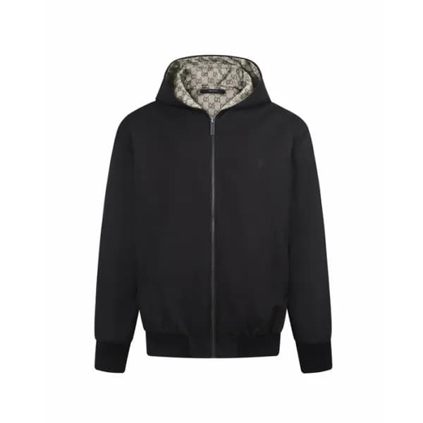 구찌 남성 양면 후드 재킷 - Gucci Mens Reversible Hooded Jacket - guc16745x - 1