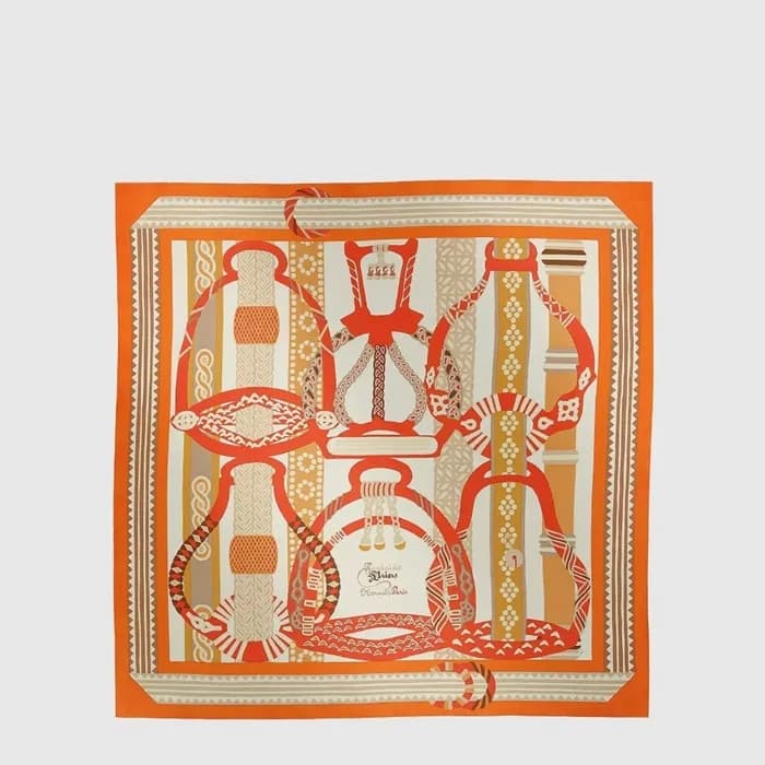 에르메스 여성 스퀘어 숄 - Hermes Womens Fantaisie dEtriers Shawl - acc8805x - 1