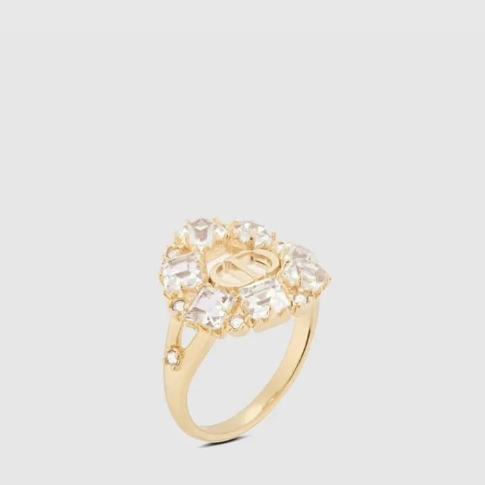 디올 여성 쁘띠 CD 반지 - Dior Womens Petite CD Ring - acc9007x - 1