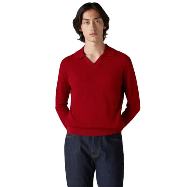 로로피아나 남성 폴로 스웨터 - Loro Piana Mens Polo Sweater - lpc17057x - 1