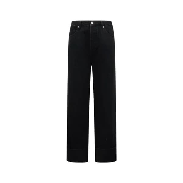 보테가 베네타 남성 워싱 와이드 레그 진 - Bottega veneta Mens Rinsed Wide-leg Jeans - bvc17841x - 1