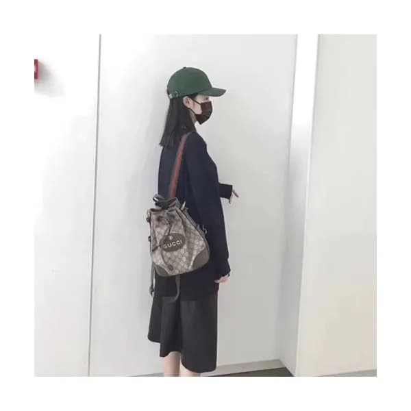 Gucci GG Supreme Shoulder Bag,20CM - 구찌 GG 수프림 남여공… - 1