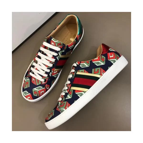 GUCCI 2018 MENS LEATHER SKEAKERS - 구찌 남성 레더 스니커즈 G… - 1