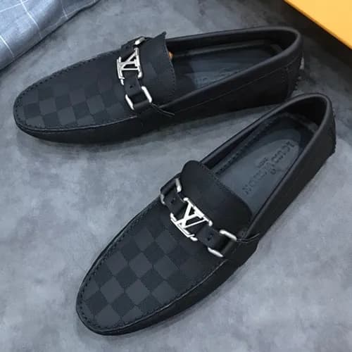 LOUIS VUITTON 2018 MENS STRAP LEATHER LOAFER - 루이… - 1