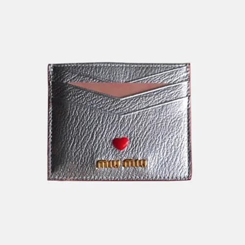 MiuMiu 2018 Ladies Madras Love Card Holder 5MC002 … - 1