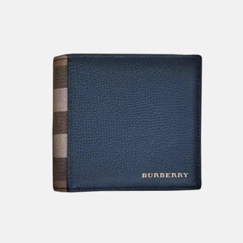 Burberry 2018 Check Leather Bifold Wallet - 버버리 신상… - 1