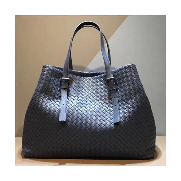 Bottega Veneta Leather Blue Women Tote Bag,39cm - … - 1