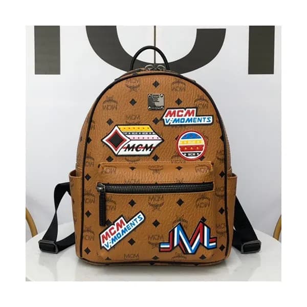 MCM Visetos Victory Patch Stark Leather Back Pack,… - 1