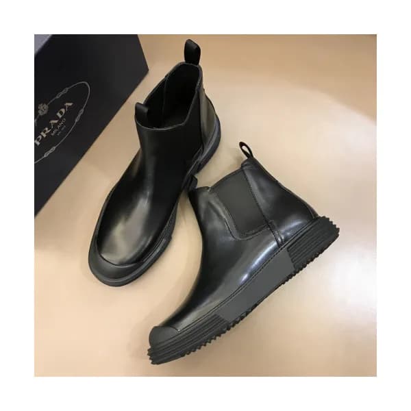 Prada 2018 Mens Leather Ankle Boots - 프라다 남성 레더 … - 1