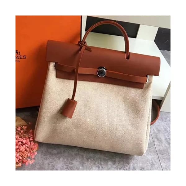 Hermes Herbag-A DOS Canvas Back Pack ,30cm - 에르메스 … - 1