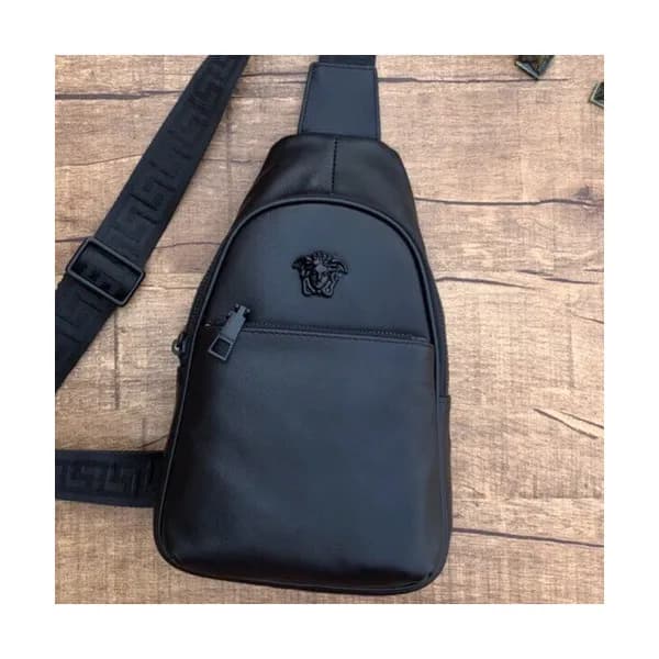 Versace 2018 Leather Hip Sack ,28CM - 베르사체 2018 레… - 1