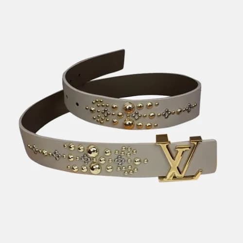 Louis vuitton 2019 Ladies Stud Leather Belt M0086 … - 1
