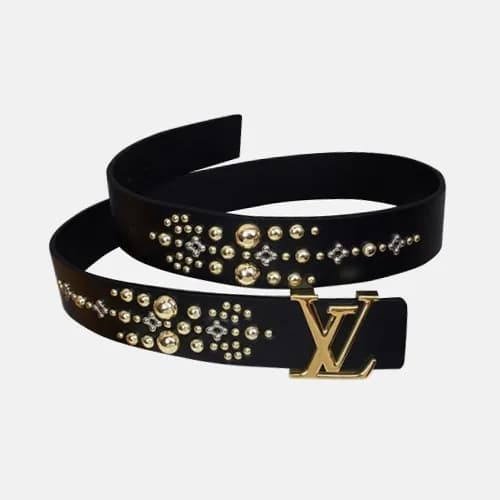 Louis vuitton 2019 Ladies Stud Leather Belt M0086 … - 1