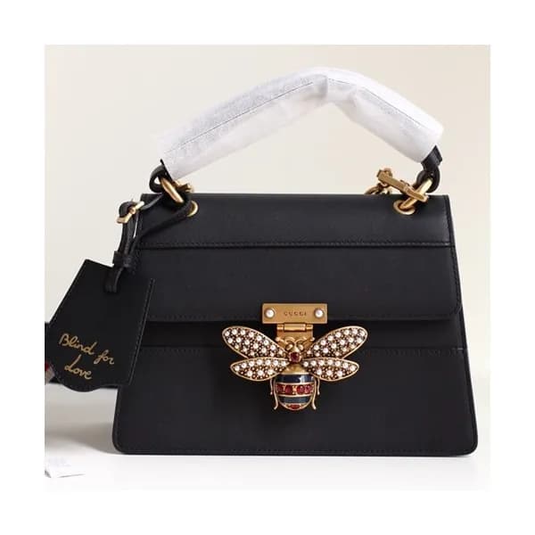 Gucci GG Queen Margaret Leather Tote Shoulder Bag,… - 1