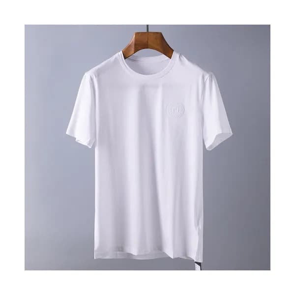 Fendi 2019 Mens Initial Logo Short Sleeved T-shirt… - 1