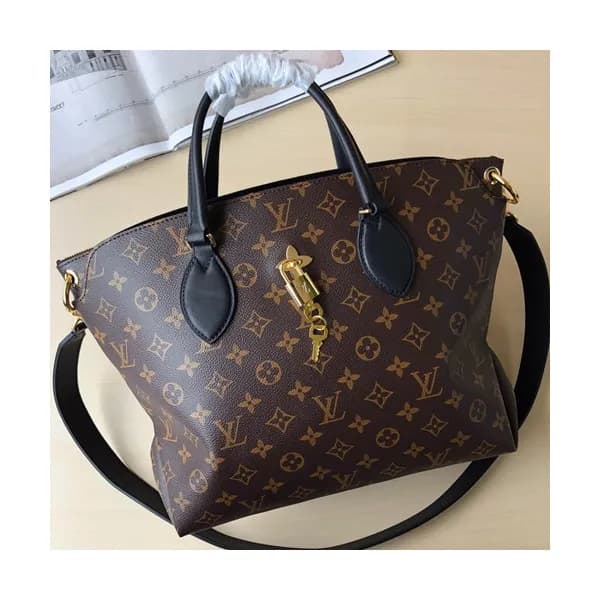 Louis Vuitton Monogram Flower Zipped Tote Shoulder… - 1