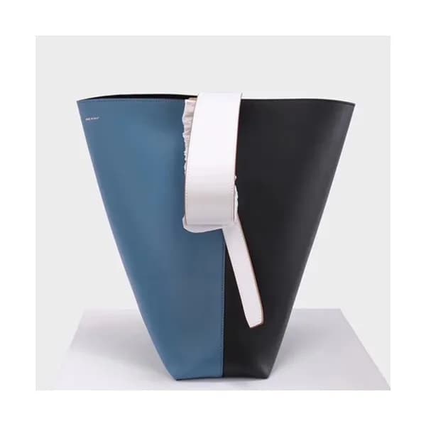 Celine Leather Two-tone Bucket Tote Bag,37CM - 셀린느… - 1