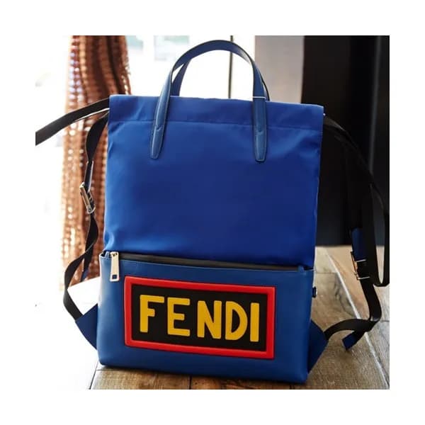 Fendi 2019 Nylon&Leather Back Pack ,42CM - 펜디 2019… - 1