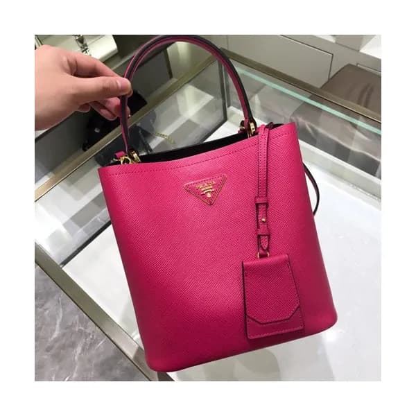 Prada 2019 Double Saffiano Tote Shoulder Bag,23cm … - 1