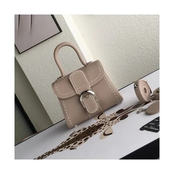 Delvaux 2019 Leather Tote Shoulder Bag,20CM - 델보 2… - 1