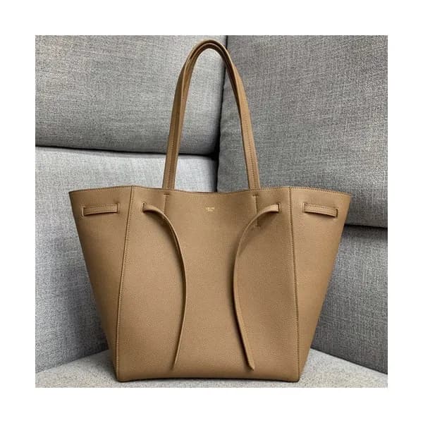 Celine Leather Tote Shoulder Shopper Bag,30CM - 셀린… - 1