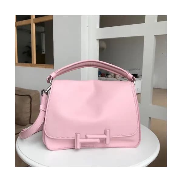 Tod's 2019 Double T Leather Tote Shoulder Bag,… - 1