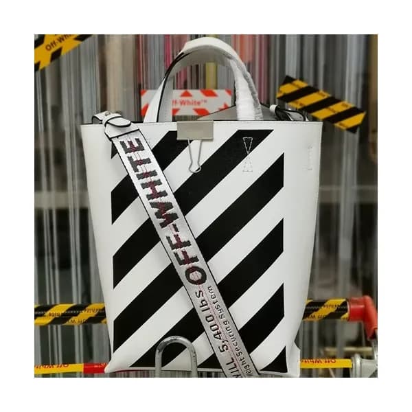 Off White 2019 Leather Tote Shoulder Bag,29cm - 오프… - 1
