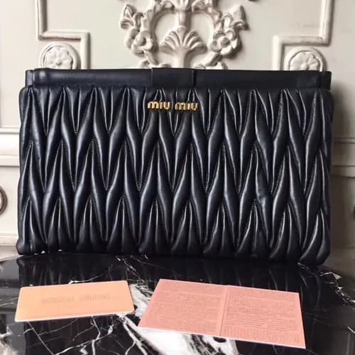 MiuMiu 2019 Matelasse Clutch Bag,28cm - 미우미우 2019 … - 1