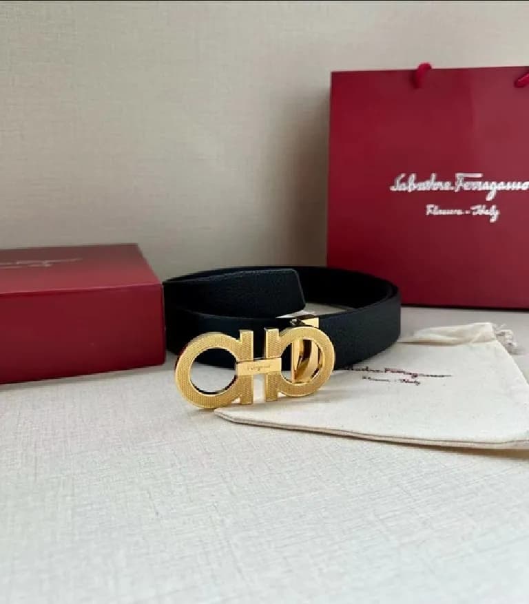 Salvatore Ferragamo 2023 Man Leather Belt - 살바토레 페… - 1