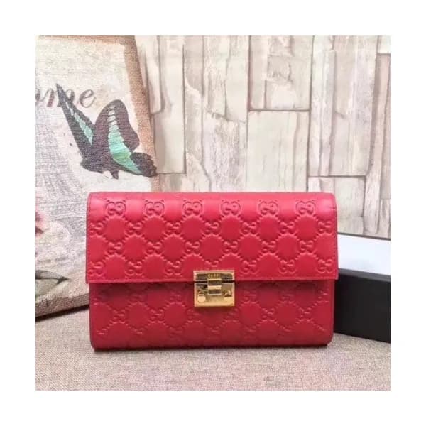 Gucci 2019 Padlock Leather Clutch Bag ,22CM - 구찌 … - 1