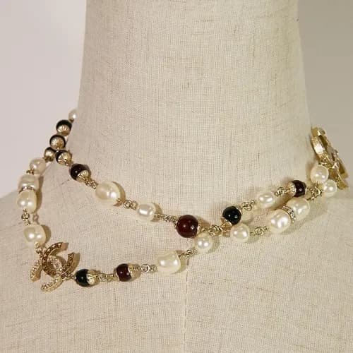CHANEL Choker 18k Yellow Gold - 샤넬 여성용 목걸이 18K도금 옐… - 1