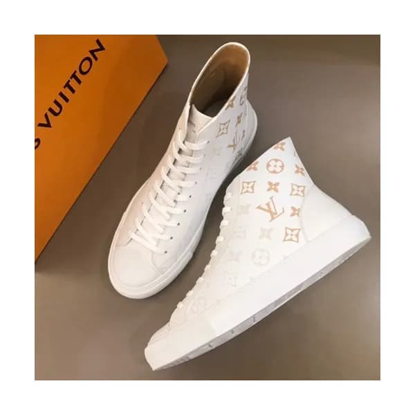 Louis vuitton 2019 Mens Leather Sneakers - 루이비통 2… - 1
